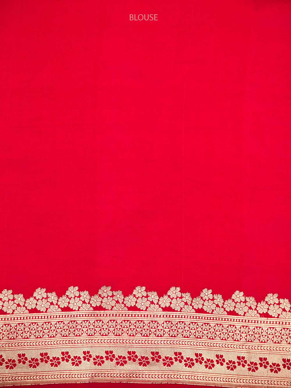 Red Floral Boota Pure Silk Handloom Banarasi Saree - Sacred Weaves