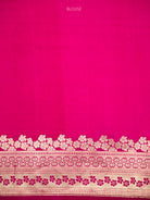 Dark Pink Floral Boota Pure Silk Handloom Banarasi Saree - Sacred Weaves