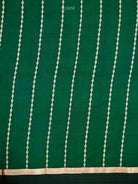 Bottle Green Boota Pure Silk Handloom Banarasi Saree - Sacred Weaves