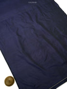 Navy Blue Meenakari Booti Katan Silk Handloom Banarasi Suit - Sacred Weaves