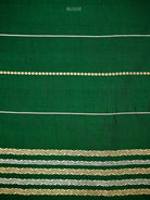 Bottle Green Booti Pure Silk Handloom Banarasi Saree - Sacred Weaves