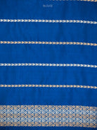 Blue Booti Katan Silk Handloom Banarasi Saree - Sacred Weaves