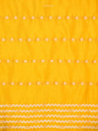 Yellow Booti Katan Silk Handloom Banarasi Saree - Sacred Weaves