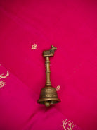 Magenta Booti Katan Silk Handloom Banarasi Saree - Sacred Weaves
