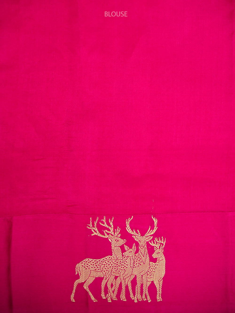 Magenta Booti Katan Silk Handloom Banarasi Saree - Sacred Weaves