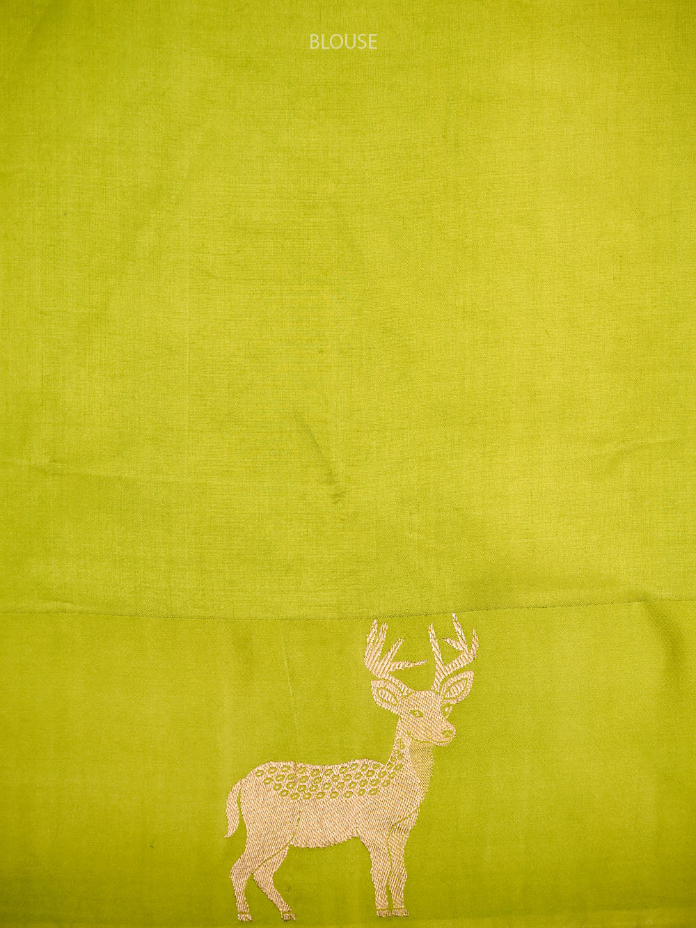 Parrot Green Booti Katan Silk Handloom Banarasi Saree - Sacred Weaves