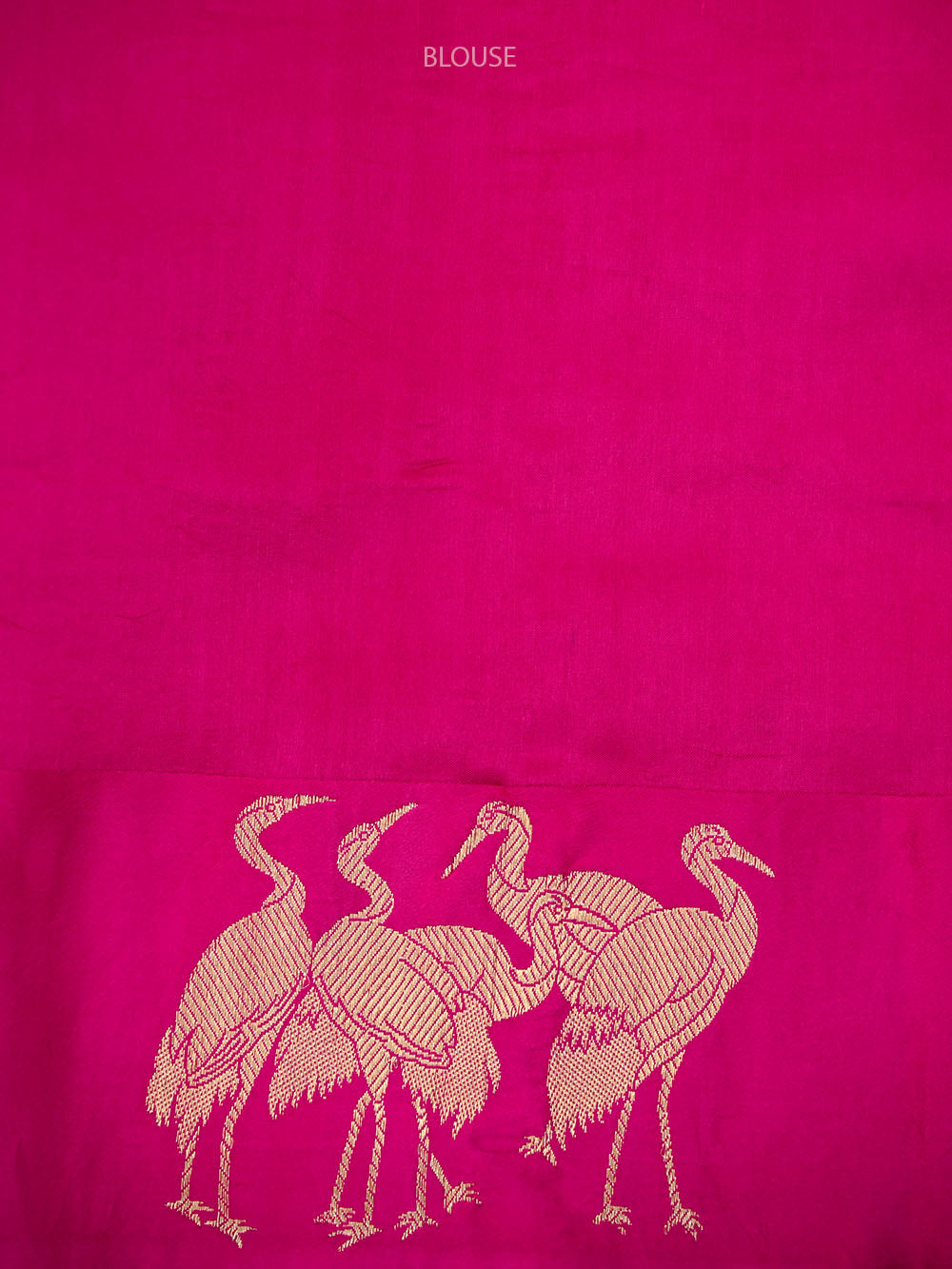 Magenta Booti Katan Silk Handloom Banarasi Saree - Sacred Weaves