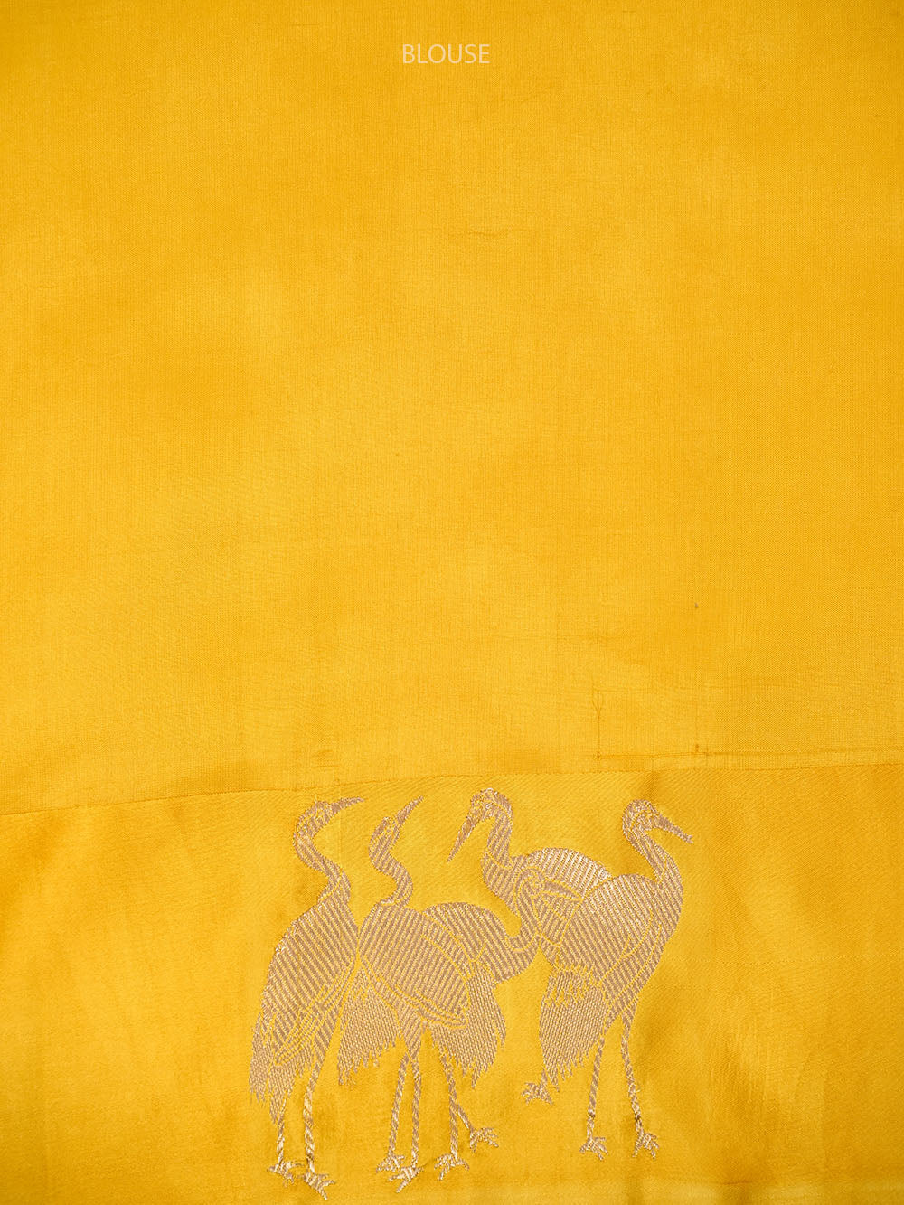 Yellow Booti Katan Silk Handloom Banarasi Saree - Sacred Weaves