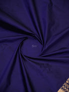 Blue Plain Katan Silk Handloom Banarasi Suit - Sacred Weaves