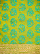 Lime Yellow Satin Tanchoi Silk Handloom Banarasi Suit - Sacred Weaves