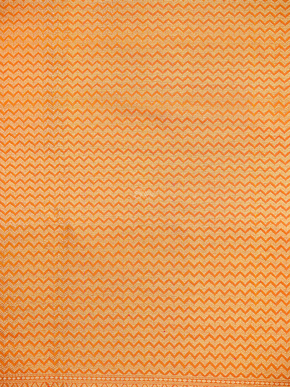Orange Pink Satin Tanchoi Silk Handloom Banarasi Suit - Sacred Weaves