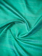 Sea Green Satin Tanchoi Silk Handloom Banarasi Suit - Sacred Weaves
