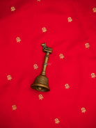 Red Floral Booti Satin Silk Handloom Banarasi Suit - Sacred Weaves