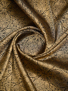 Black Shikargah Brocade Silk Handloom Banarasi Saree - Sacred Weaves