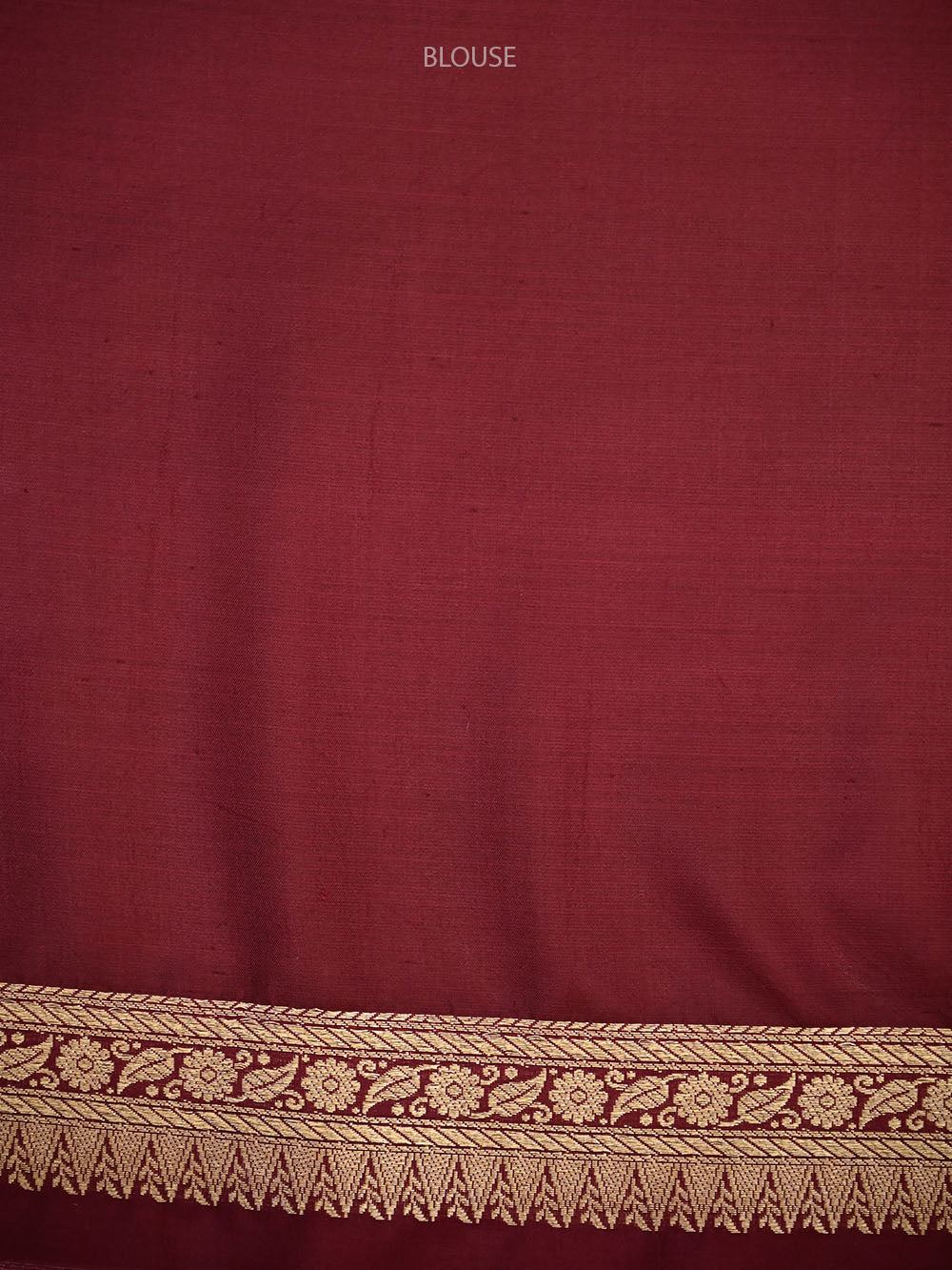 Wine Floral Meenakari Silk Brocade Handloom Banarasi Saree - Sacred Weaves