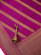 Teal Blue Booti Dupion Silk Handloom Banarasi Suit - Sacred Weaves