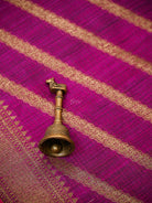 Teal Blue Booti Dupion Silk Handloom Banarasi Suit - Sacred Weaves