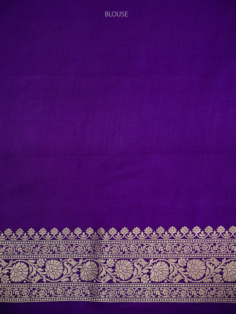 Purple Silk Brocade Meenakari Handloom Banarasi Saree - Sacred Weaves