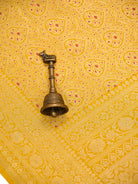 Yellow Silk Brocade Meenakari Handloom Banarasi Saree - Sacred Weaves