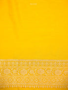 Yellow Silk Brocade Meenakari Handloom Banarasi Saree - Sacred Weaves