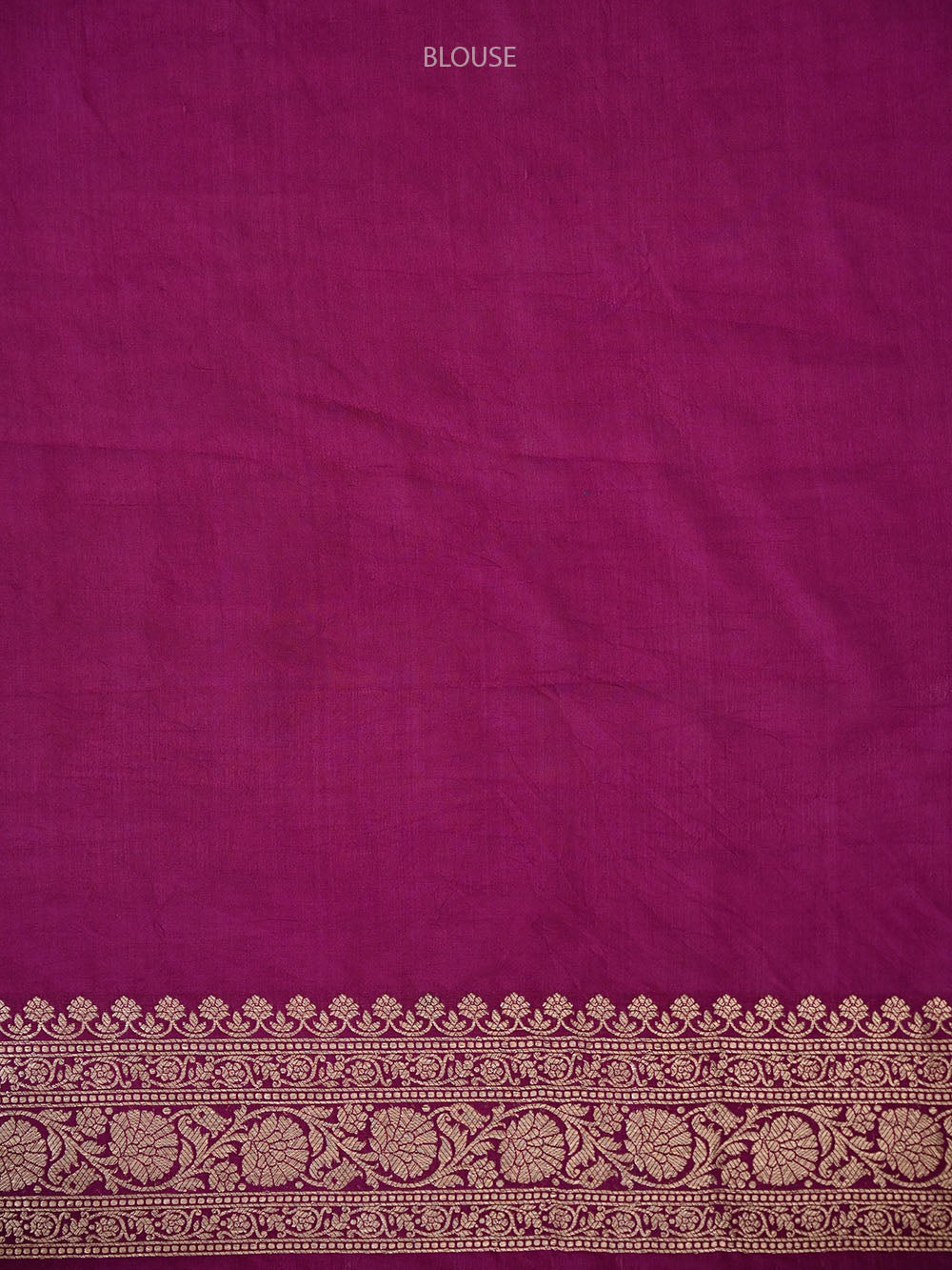 Dark Magenta Meenakari Silk Brocade Handloom Banarasi Saree - Sacred Weaves
