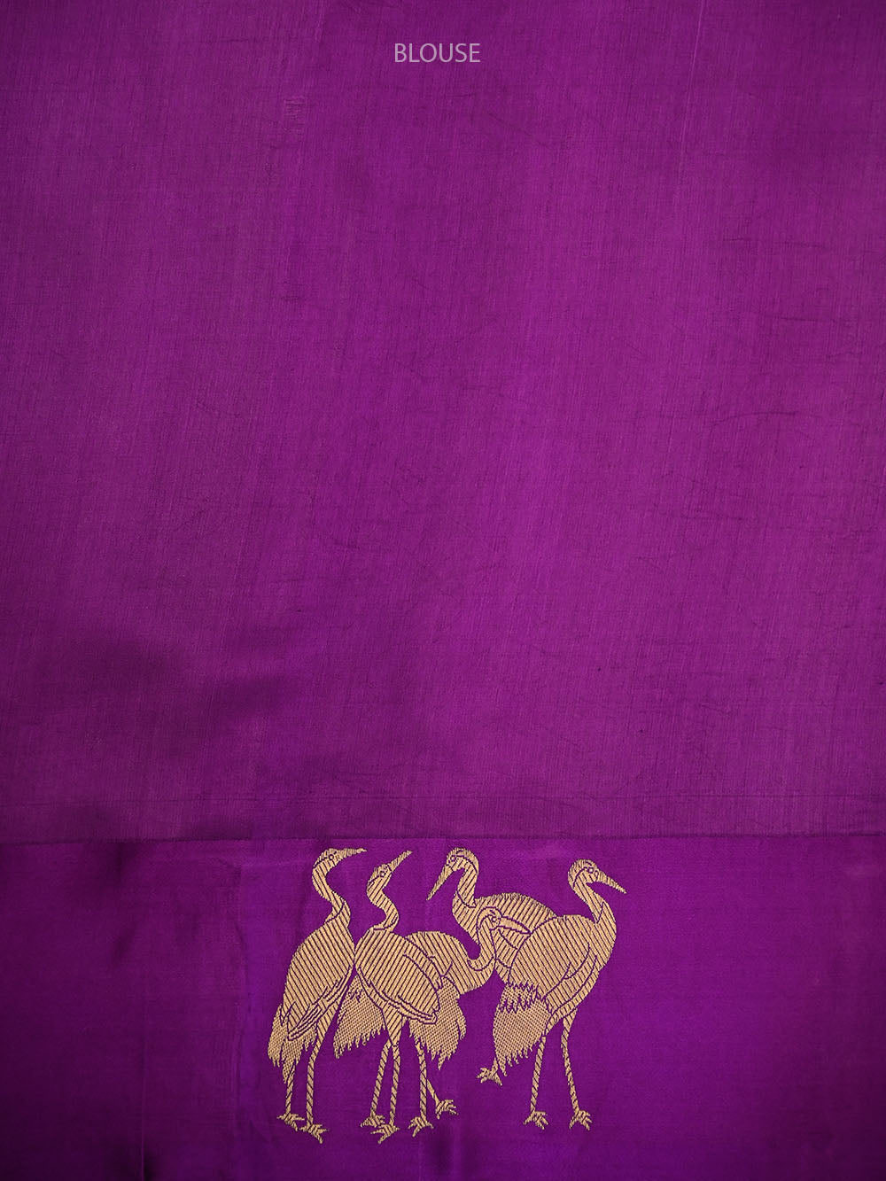 Purple Zari Booti Pure Silk Handloom Banarasi Saree - Sacred Weaves