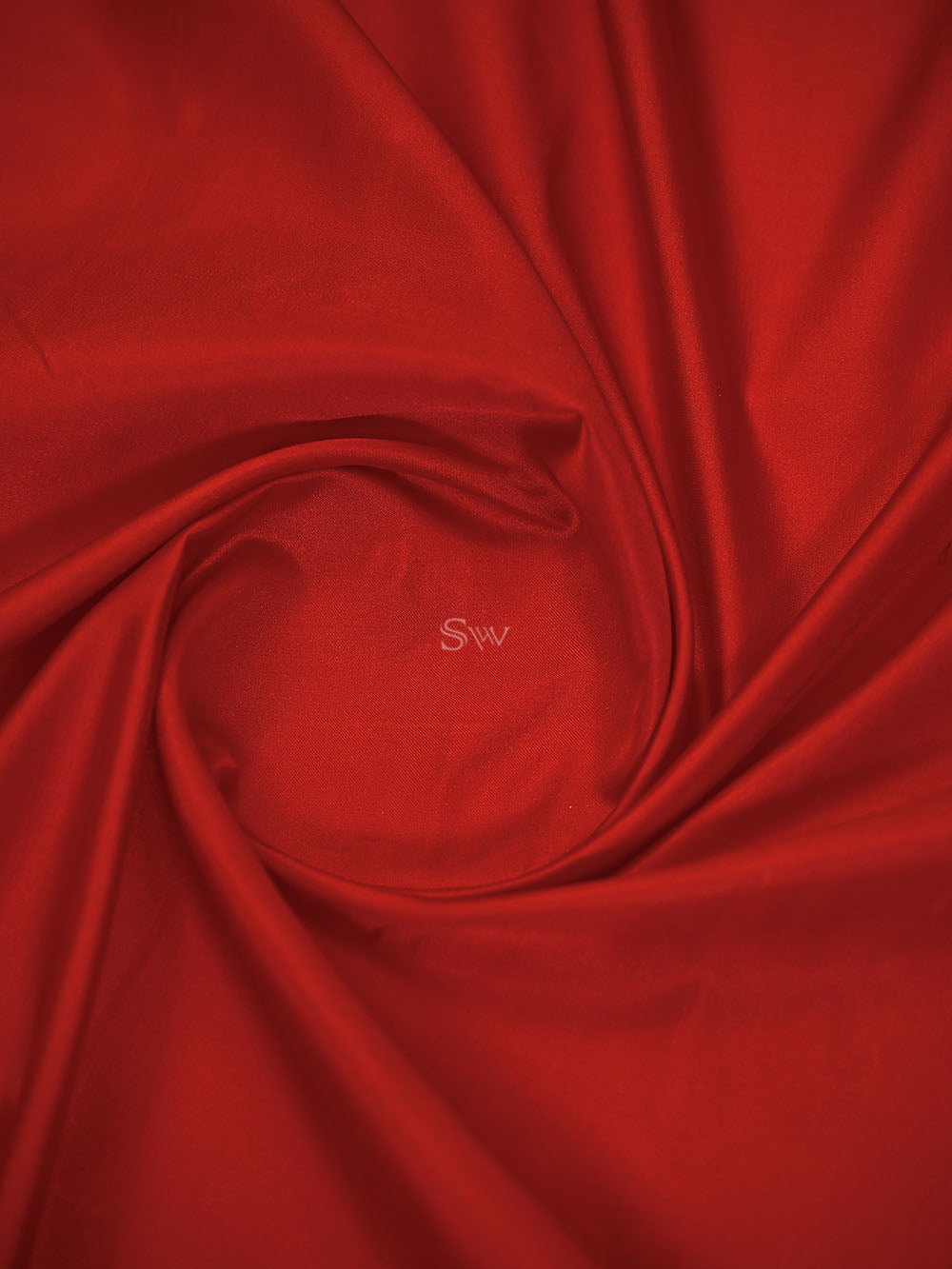 Red Sona Roopa Booti Satin Silk Handloom Banarasi Suit - Sacred Weaves