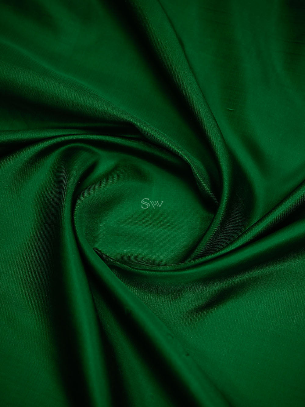 Bottle Green Satin Tanchoi Silk Handloom Banarasi Suit - Sacred Weaves