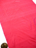 Dark Pink Plain Katan Silk Handloom Banarasi Suit - Sacred Weaves