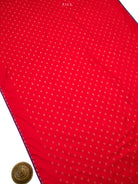 Red Meenakari Booti Katan Silk Handloom Banarasi Suit - Sacred Weaves