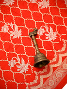 Red Sona Roopa Jaal Katan Silk Handloom Banarasi Suit - Sacred Weaves