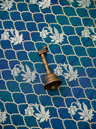 Blue Green Sona Roopa Jaal Katan Silk Handloom Banarasi Suit - Sacred Weaves