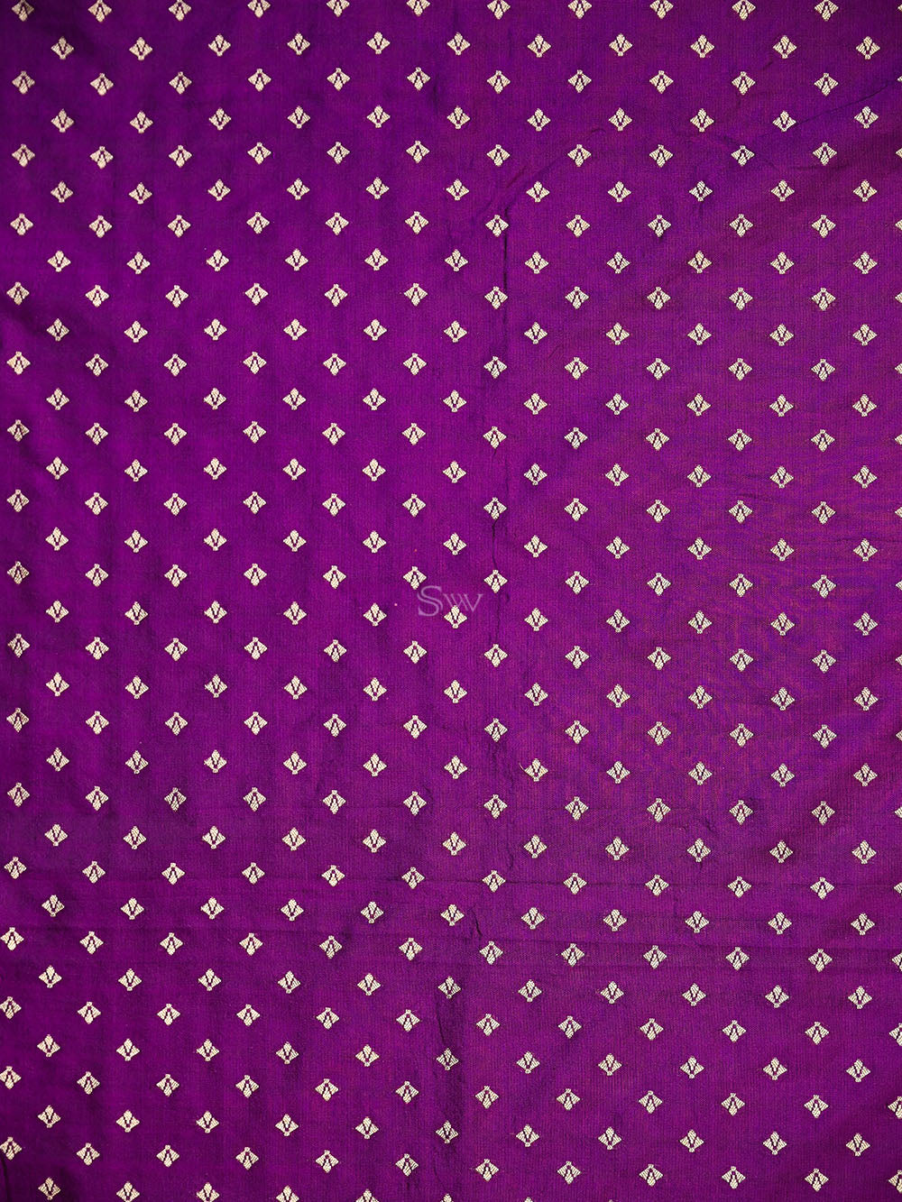 Purple Sona Roopa Jaal Katan Silk Handloom Banarasi Suit - Sacred Weaves