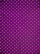 Purple Sona Roopa Jaal Katan Silk Handloom Banarasi Suit - Sacred Weaves