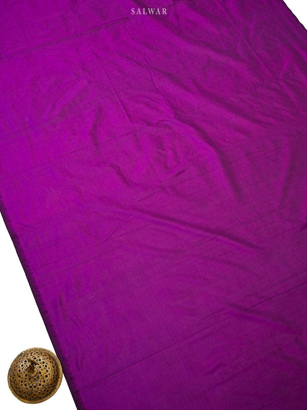 Purple Sona Roopa Jaal Katan Silk Handloom Banarasi Suit - Sacred Weaves
