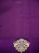 Purple Floral Booti Pure Silk Handloom Banarasi Saree - Sacred Weaves