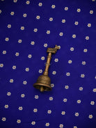 Royal Blue Meenakari Crepe Silk Handloom Banarasi Suit - Sacred Weaves