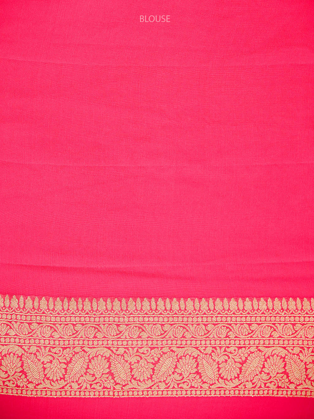 Pink Booti Khaddi Georgette Handloom Banarasi Saree - Sacred Weaves