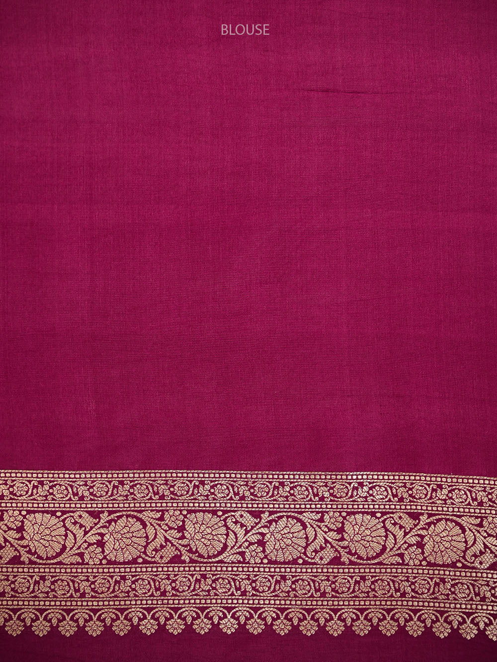Dark Magenta Brocade Silk Meenakari Handloom Banarasi Saree - Sacred Weaves