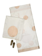 Off White Booti Katan Silk Handloom Banarasi Suit - Sacred Weaves