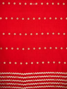 Red Gold Floral Booti Pure Handloom Banarasi Soft Silk Saree - Sacred Weaves