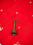 Red Gold Zari Booti Pure Handloom Banarasi Soft Silk Saree - Sacred Weaves