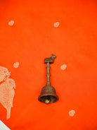 Orange Floral Booti Pure Handloom Banarasi Soft Silk Saree - Sacred Weaves