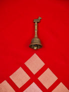 Red Sona Roopa Booti Katan Silk Handloom Banarasi Suit - Sacred Weaves