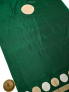 Bottle Green Sona Roopa Booti Satin Silk Handloom Banarasi Suit - Sacred Weaves