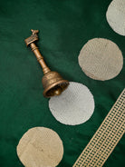 Bottle Green Sona Roopa Booti Satin Silk Handloom Banarasi Suit - Sacred Weaves