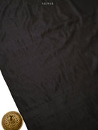 Black Sona Roopa Booti Satin Silk Handloom Banarasi Suit - Sacred Weaves
