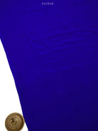 Royal Blue Meenakari Khaddi Georgette Handloom Banarasi Suit - Sacred Weaves