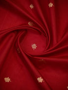 Maroon Katan Silk Handloom Banarasi Co-Ord Set - Sacred Weaves