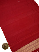 Maroon Katan Silk Handloom Banarasi Co-Ord Set - Sacred Weaves